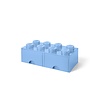 Brick 8 Opbergbox 2 Lades Blauw