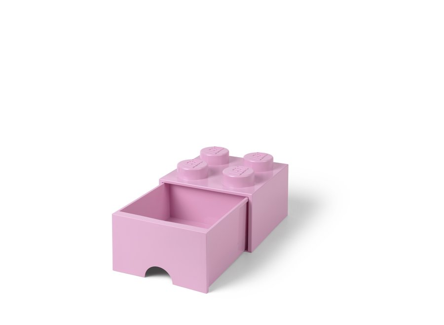 Brick 4 Opbergbox Lade Roze