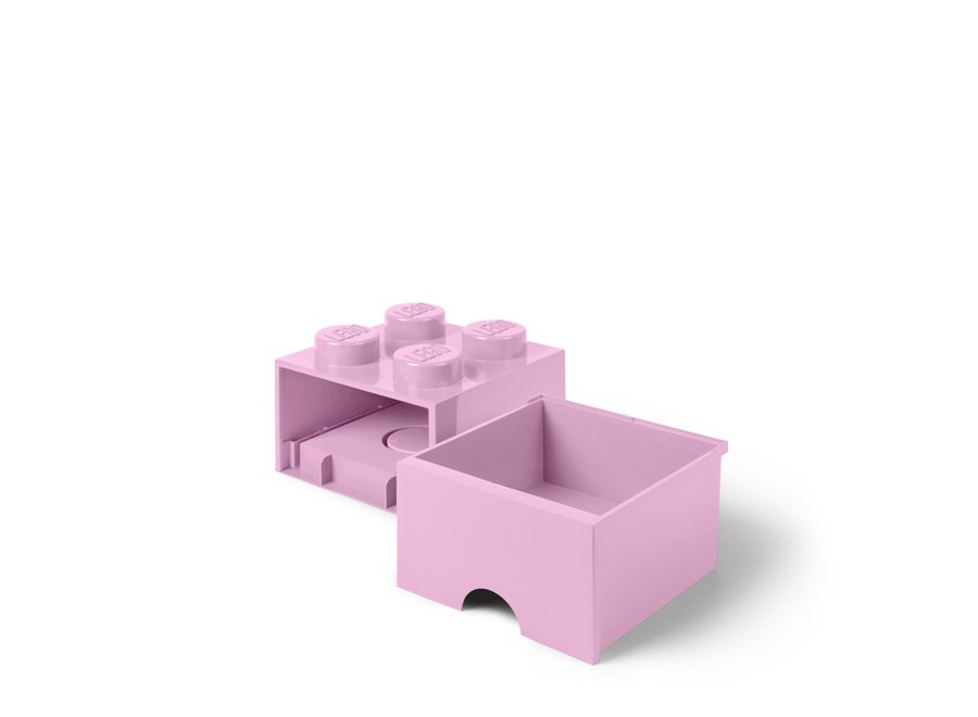 Brick 4 Opbergbox Lade Roze