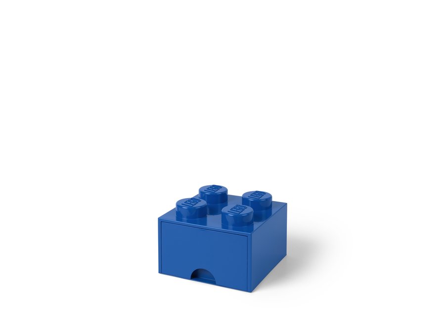 Brick 4 Opbergbox Lade Blauw