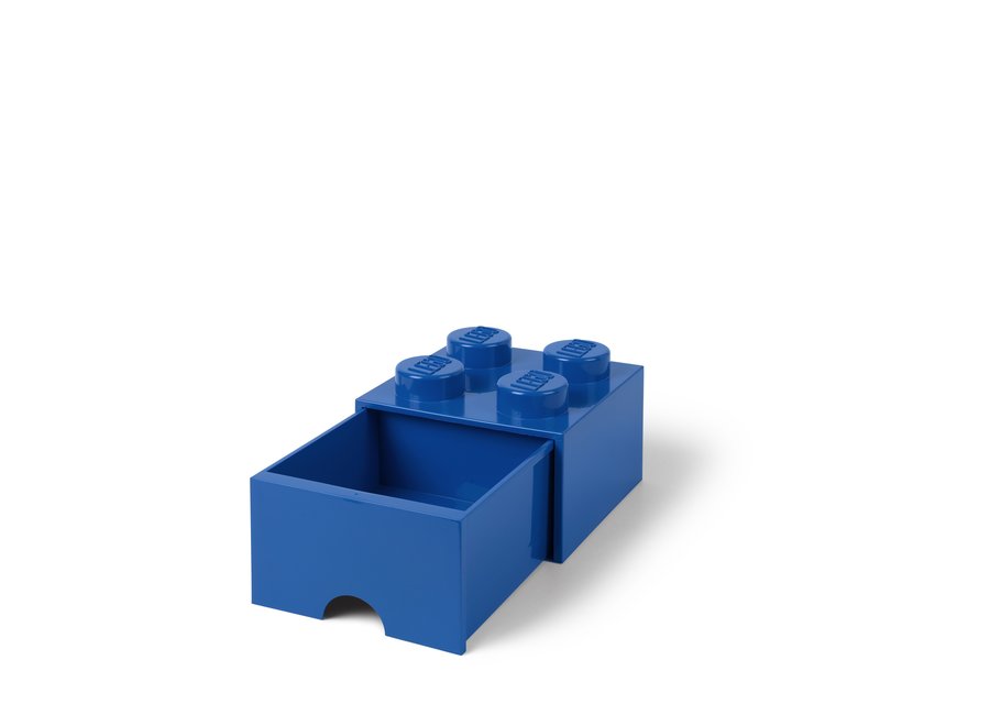 Brick 4 Opbergbox Lade Blauw