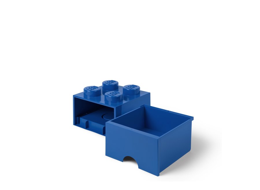 Brick 4 Opbergbox Lade Blauw