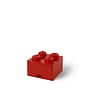 Brick 4 Opbergbox Lade Rood