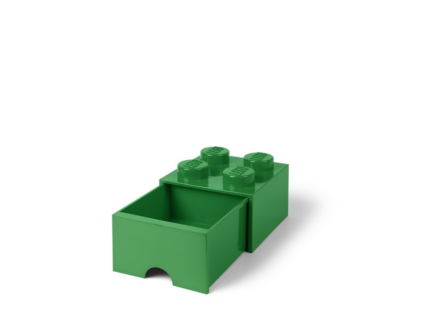 Brick 4 Opbergbox Lade Groen