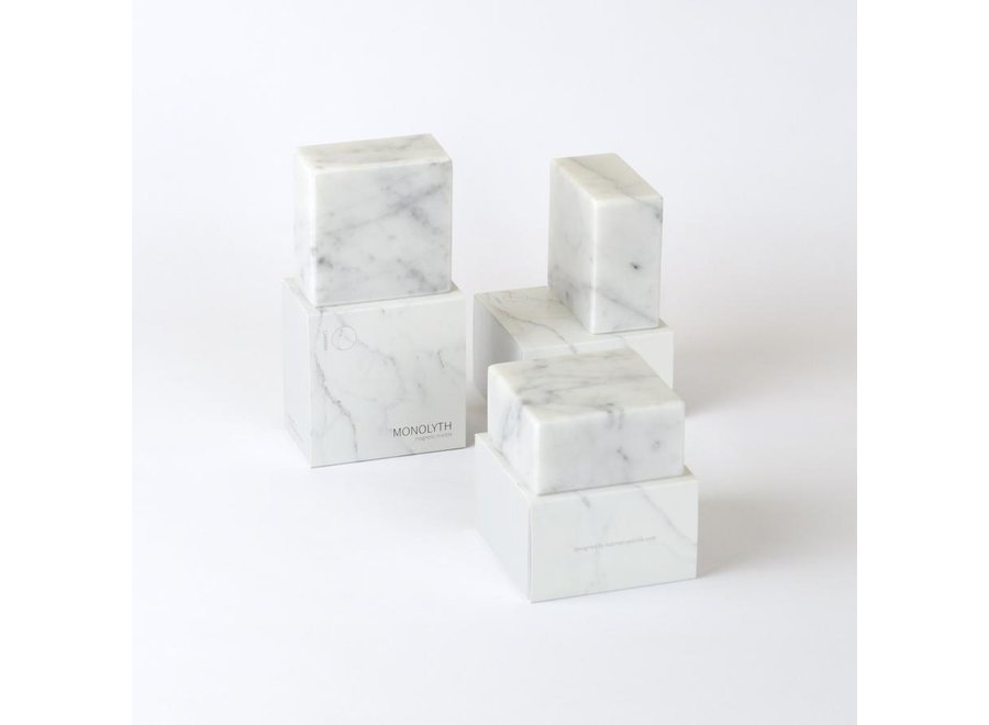 Magneetblokje MONOLYTH Carrara 3-pack