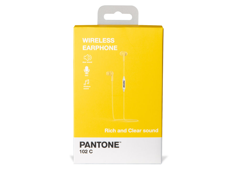 Pantone Bluetooth Stereo Koptelefoon Geel