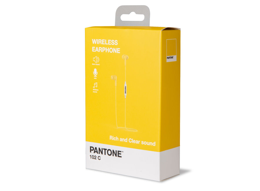 Pantone Bluetooth Stereo Koptelefoon Geel