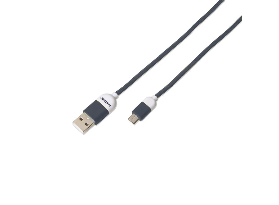 Pantone Micro USB Kabel Blauw