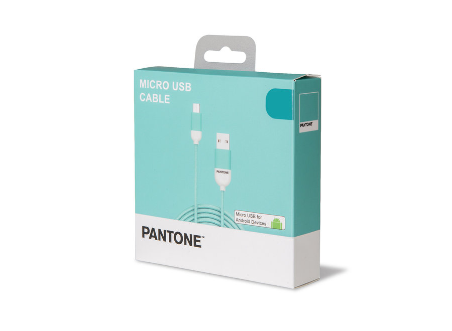 Pantone Micro USB Kabel Groen