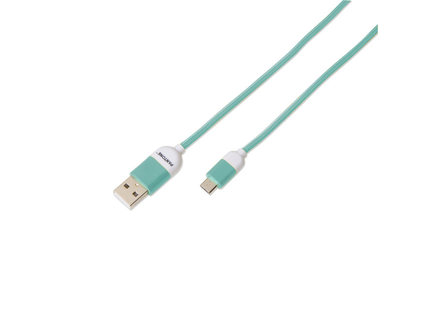 Pantone Micro USB Kabel Groen