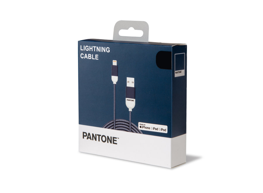 Pantone Lightning Kabel Blauw