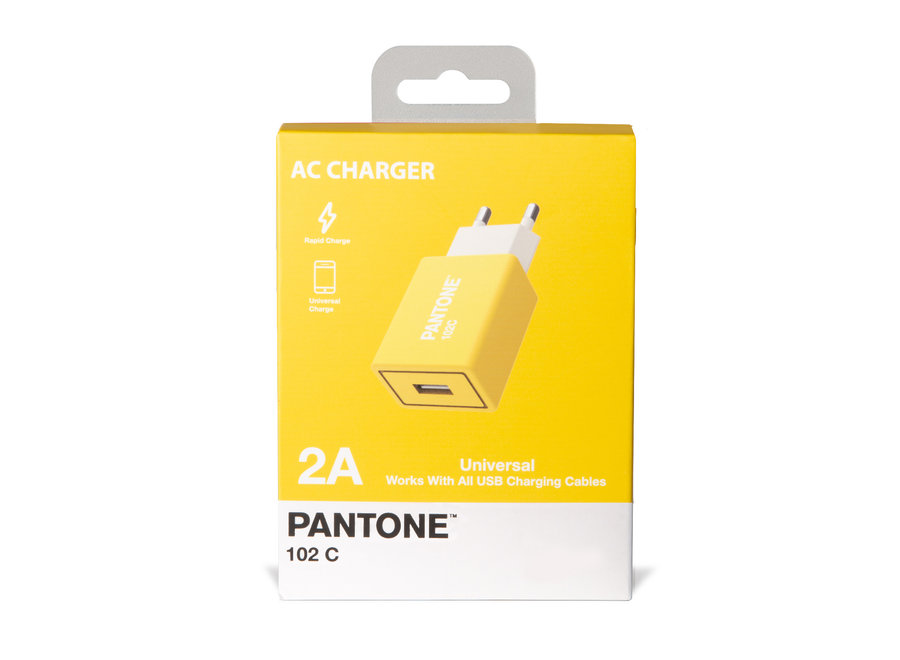 Pantone Oplader 2.1A Geel