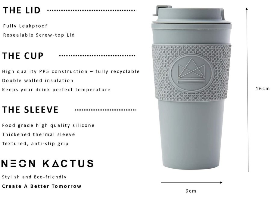 Thermosbeker Dubbelwandig Forever Young