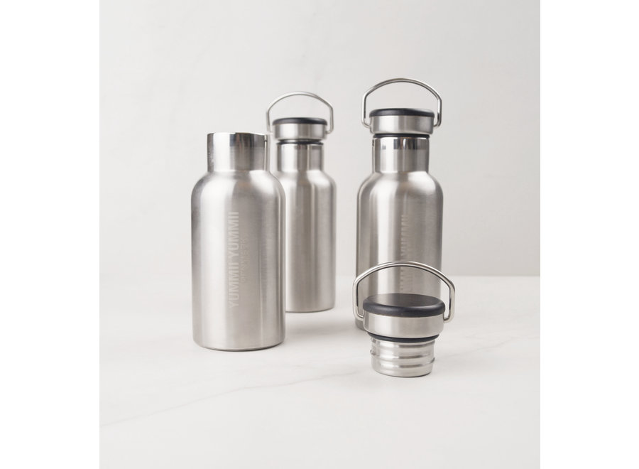 Thermofles – 600 ml - Stainless Steel – Zwart