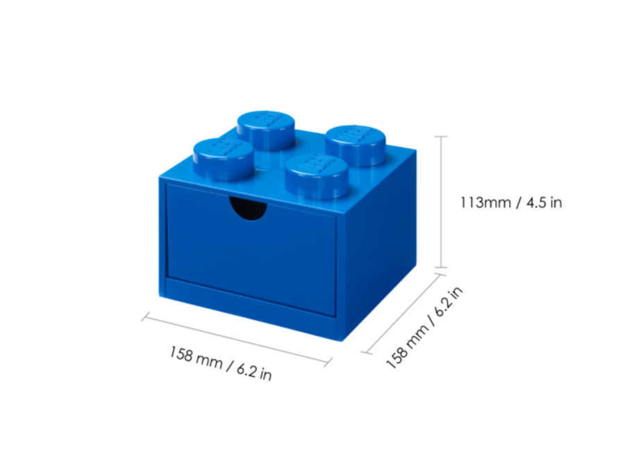 Bureaulade Brick 4 Opberger Blauw