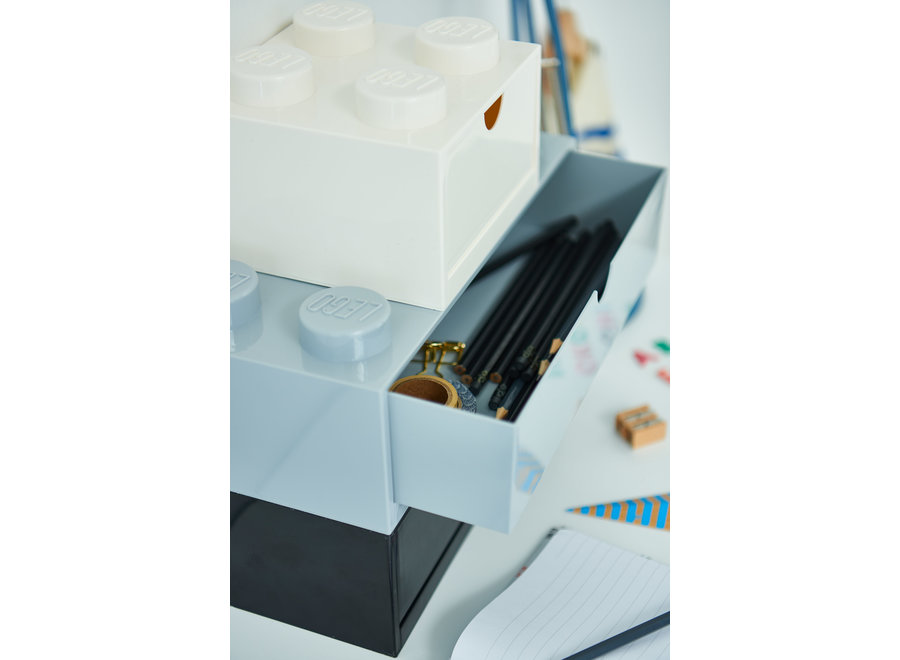 Bureaulade Brick 8 Opberger Grijs