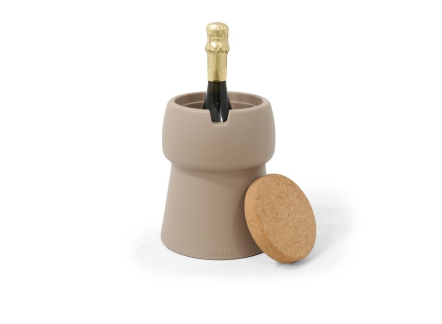 CHAMP 1 Bottle Cooler Wijnkoeler Taupe