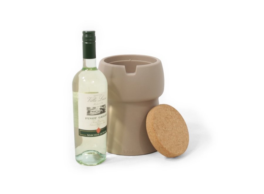 CHAMP 1 Bottle Cooler Wijnkoeler Taupe