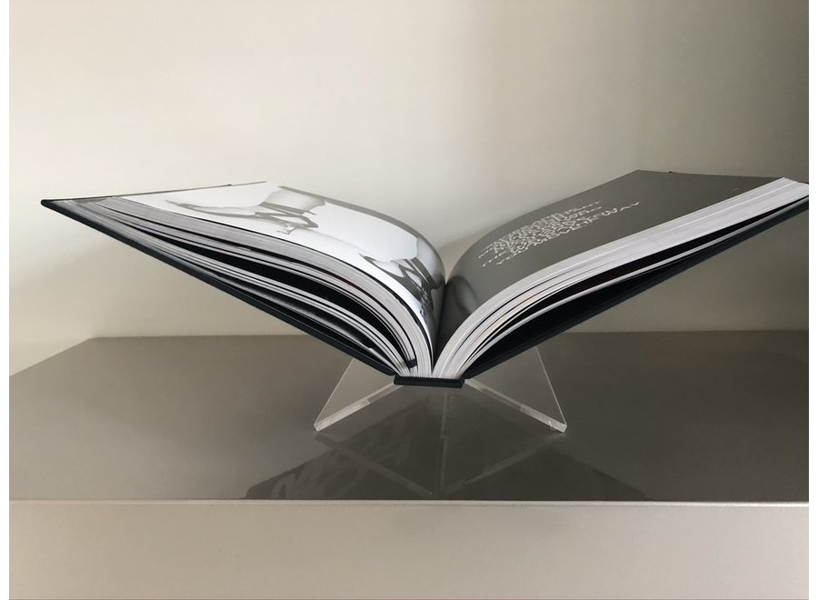 Boekenstandaard Perspex Middel Design Transparant