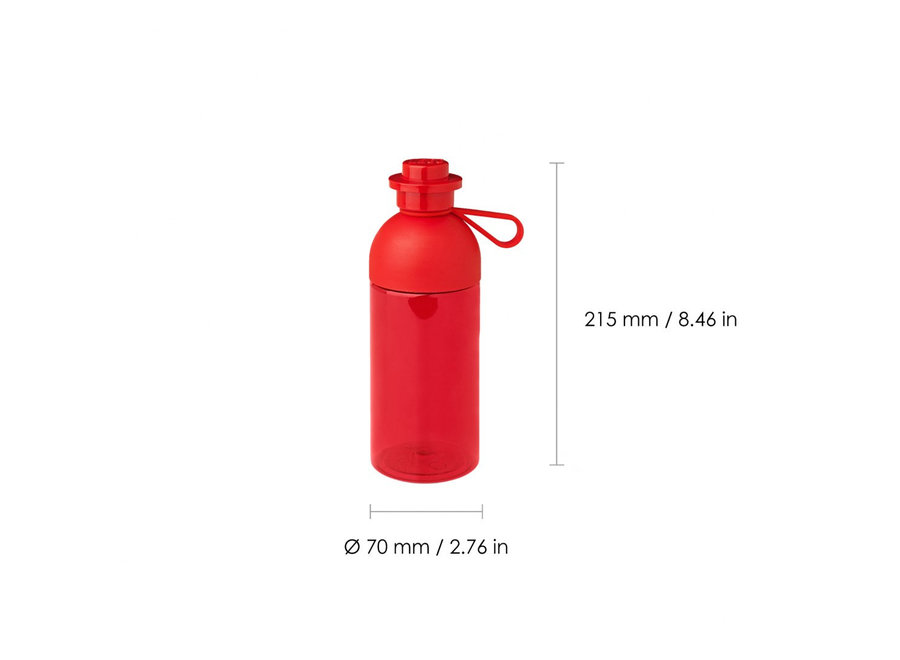 Drinkfles Rood 500ml