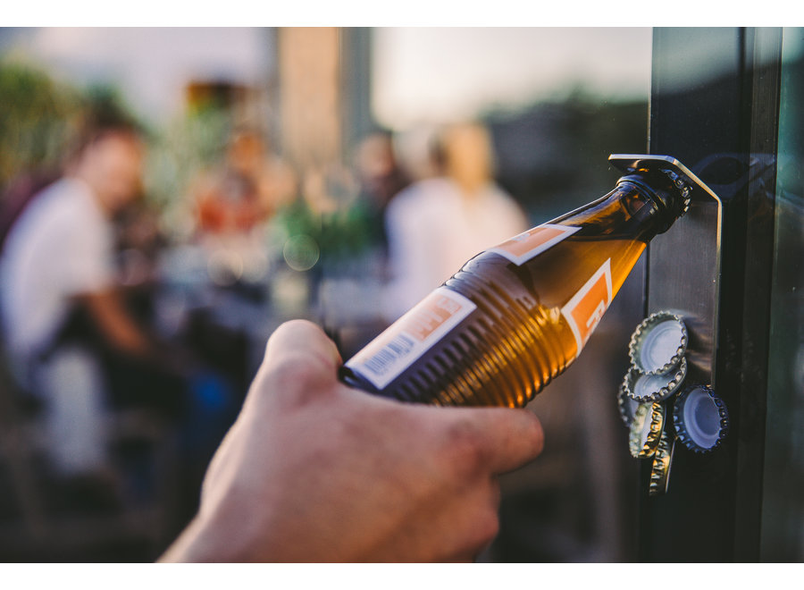 JOHNNY CATCH Magneet Flesopener Zilver