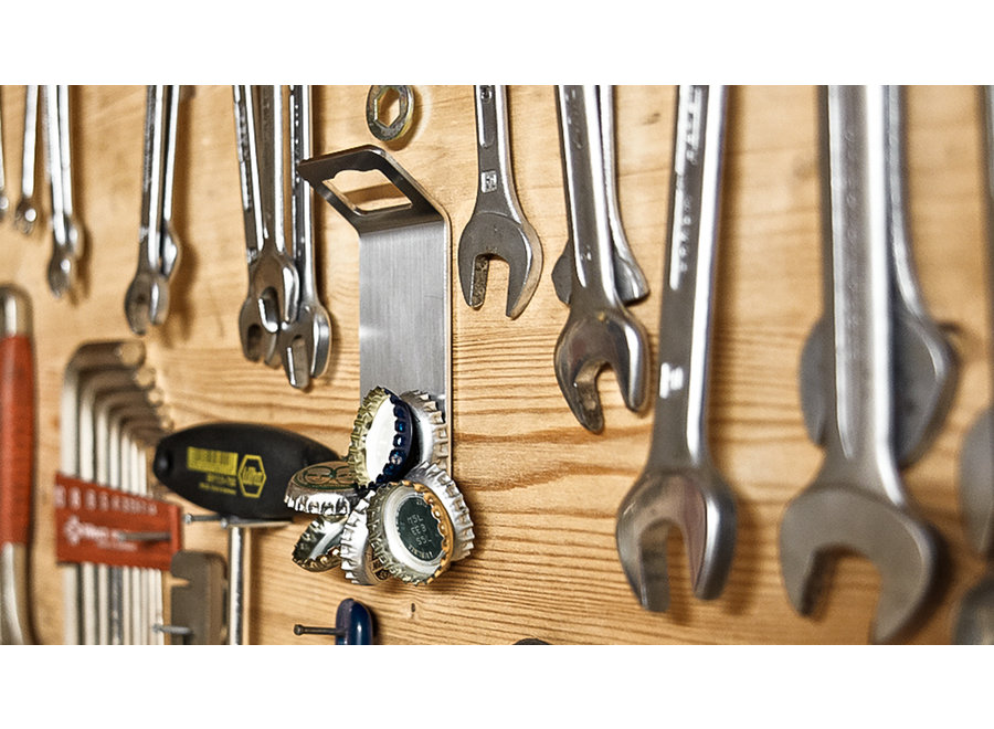 JOHNNY CATCH Magneet Flesopener Zilver