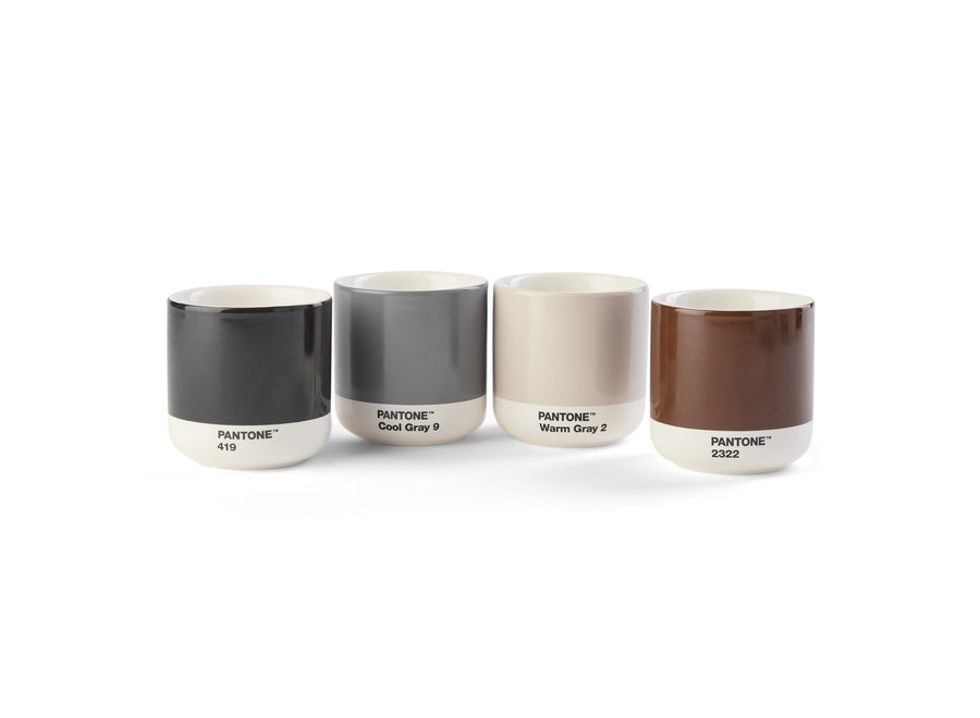 Thermo Cup Cortado Gray Mix Set van 4