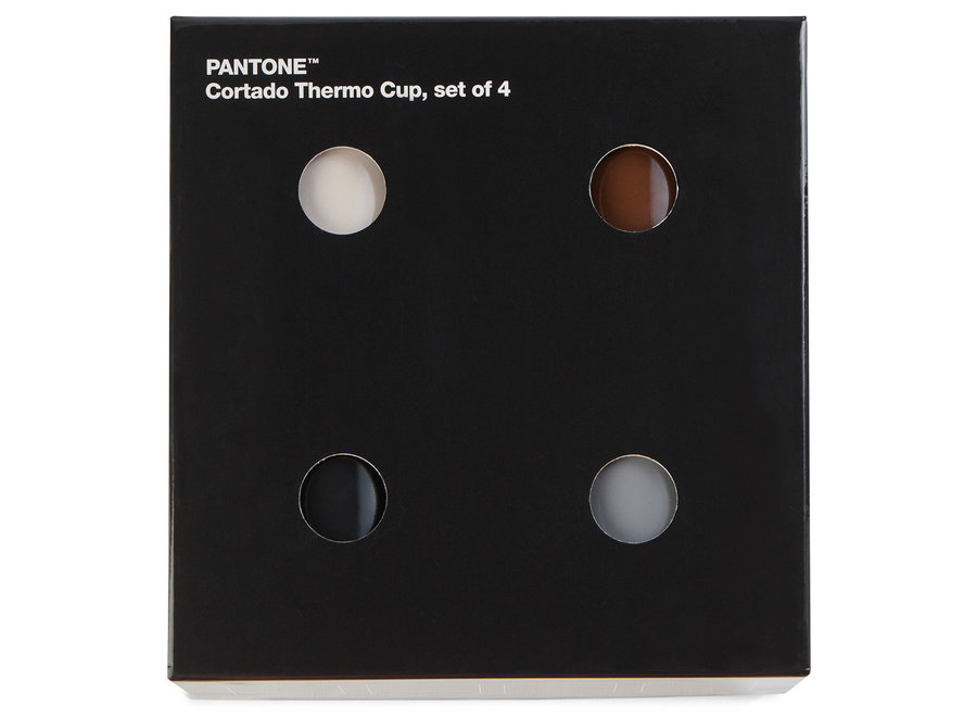 Thermo Cup Cortado Gray Mix Set van 4