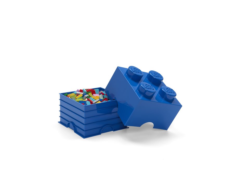 Opbergbox Brick 4 Blauw 6L