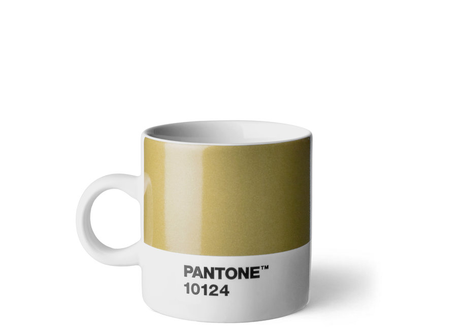 Pantone Espresso Kop 120ml Goud 10124