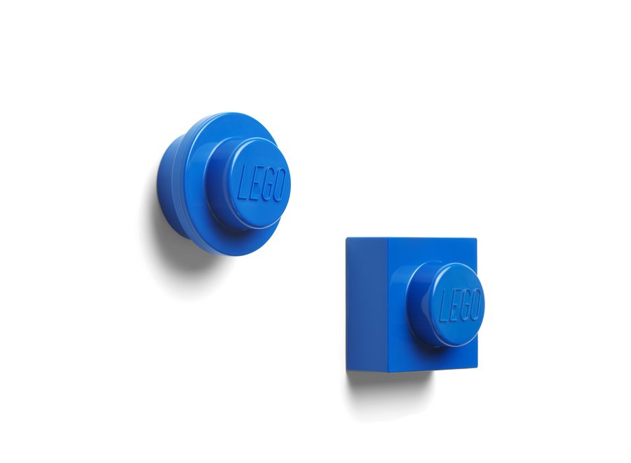 Iconic Magneten Blauw Set van 2 Stuks