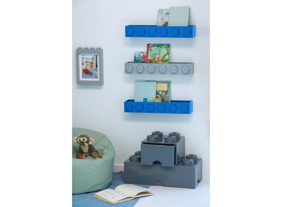 Brick 8 Opbergbox 2 Lades Donker Grijs