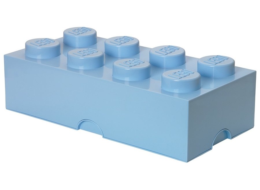 Opbergbox Brick 8 Licht Blauw 12L