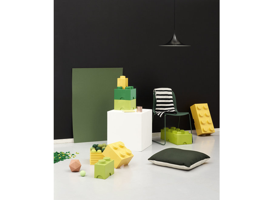 Opbergbox Brick 8 Lime Groen 12L