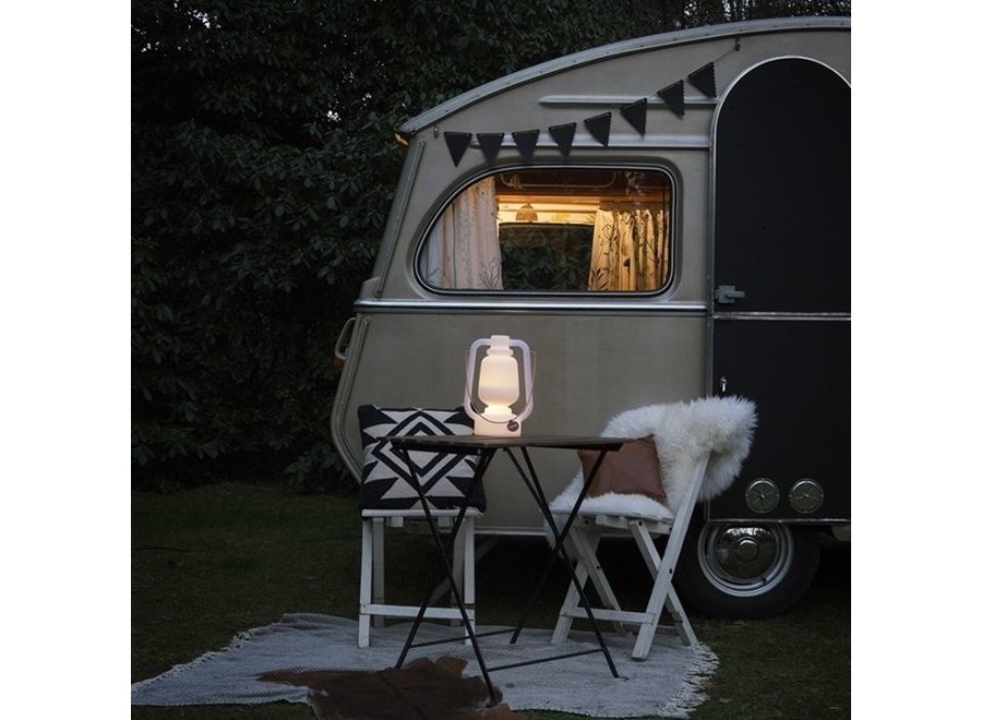 Tafellamp Wit 30cm Storm Small incl. Bluetooth Speaker