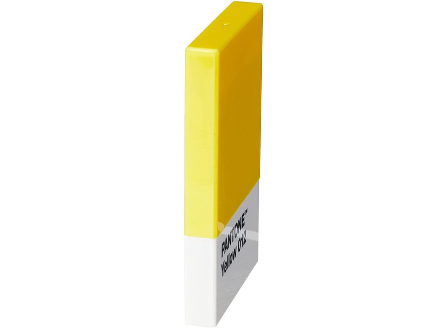 Pantone Kaarthouder Geel Yellow 012