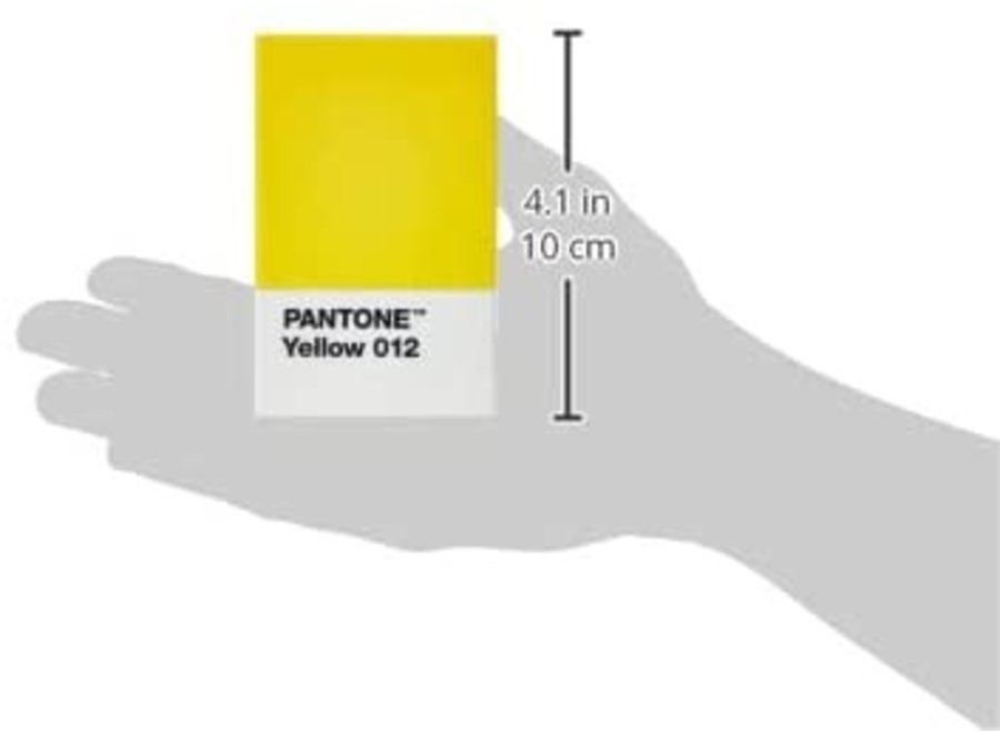 Pantone Kaarthouder Geel Yellow 012