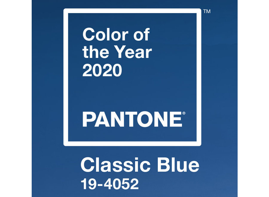 Pantone Sleutelhanger Color of the Year 2020 Classic Blue 19-4052