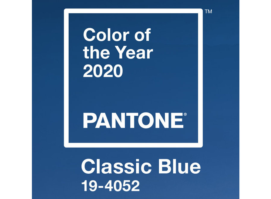 Pantone Sleutelhanger Klassiek Blauw 19-4052 COY2020