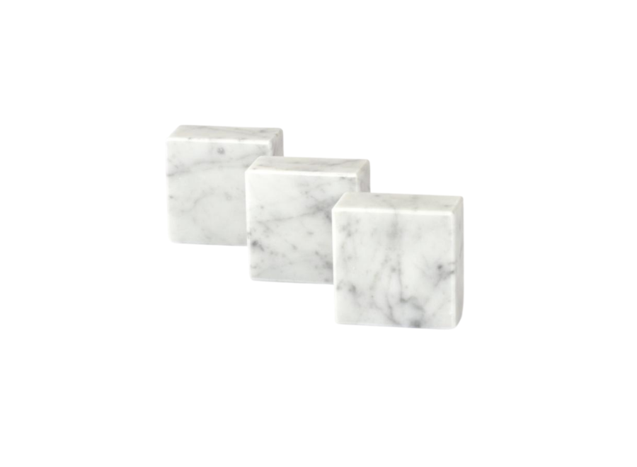 Magneetblokje MONOLYTH Carrara 3-pack