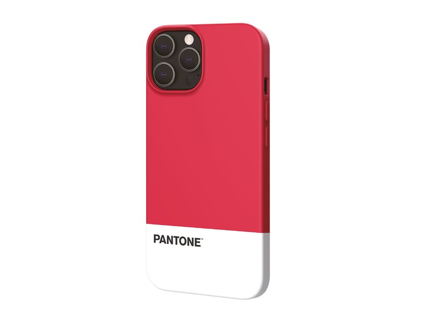 Pantone Silicone Backcover iPhone 13 Pro Max Rood