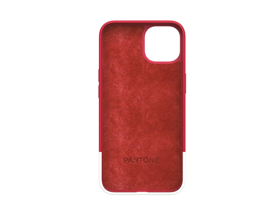 Pantone Silicone Backcover iPhone 13 Pro Max Rood