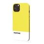 Pantone Silicone Backcover iPhone 13 Pro Max Geel