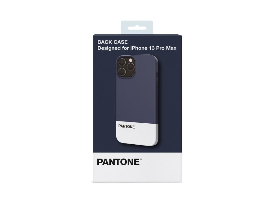 Pantone Silicone Backcover iPhone 13 Pro Max Blauw