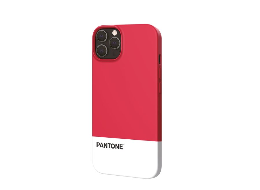 Pantone Silicone Backcover iPhone 13 Pro Rood