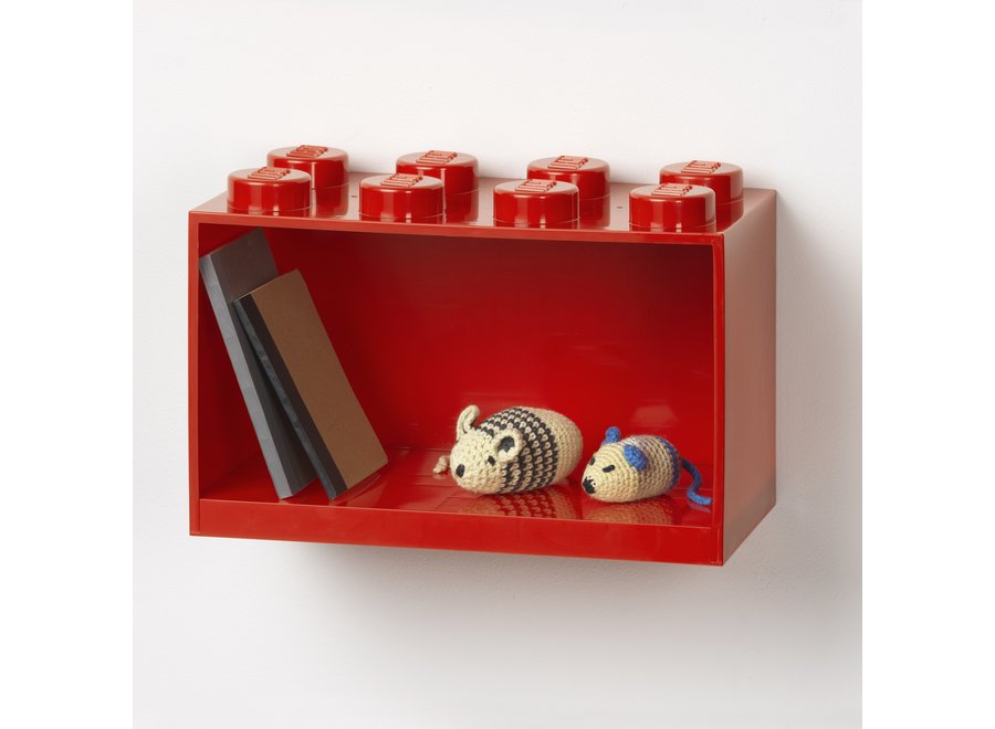 Wandschap Brick 8 Rood
