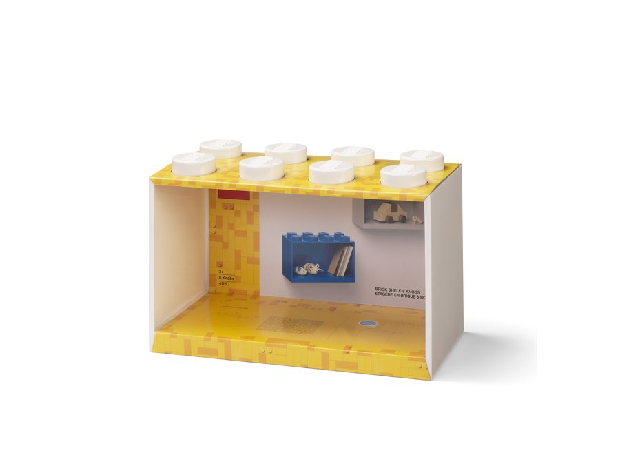 Wandschap Brick 8 Wit