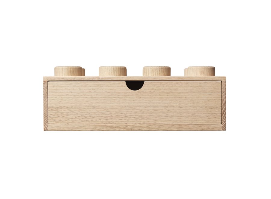 Wooden Collection Bureaulade Brick 8 Eiken (Licht)