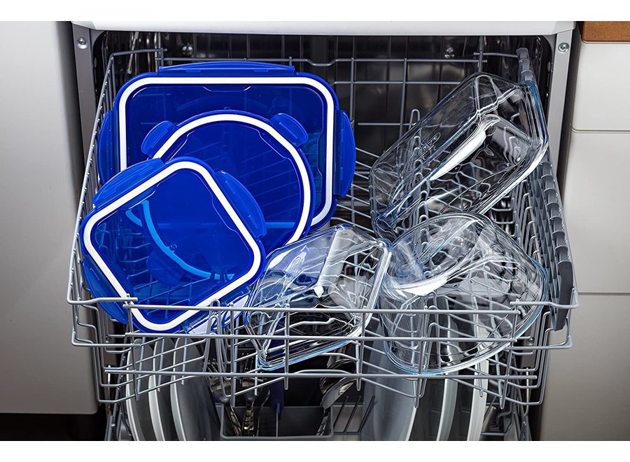 Pyrex Cook & Go Schalen met Deksel 3 Stuks