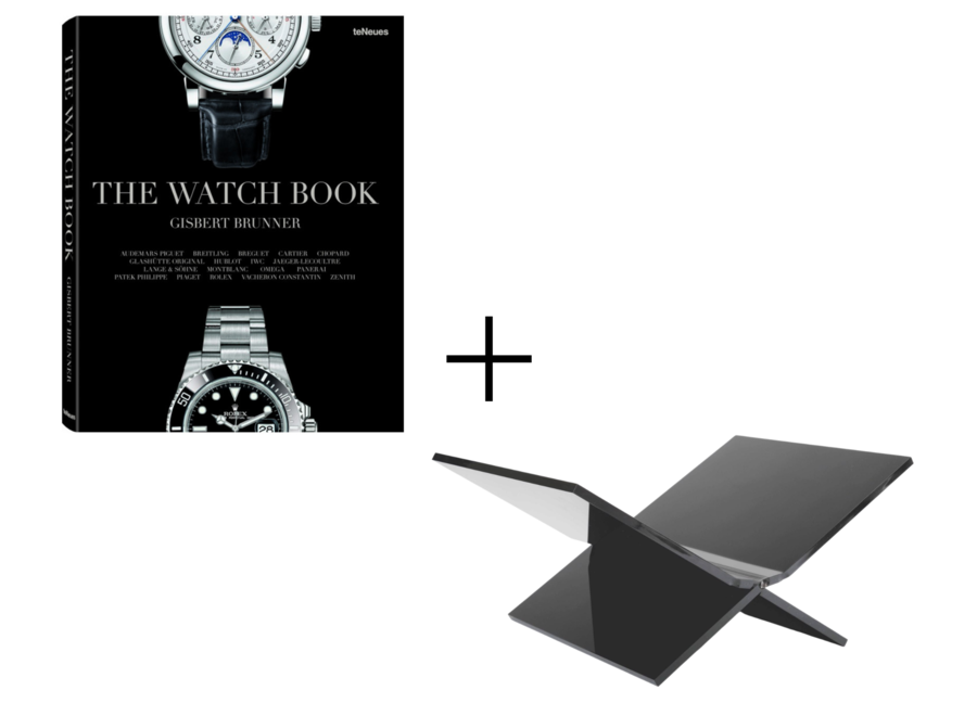 The Watch Book + Boekenstandaard Zwart